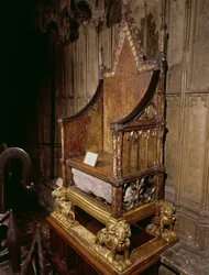 Krönungsstuhl für Edward I von Walter, 1300-01